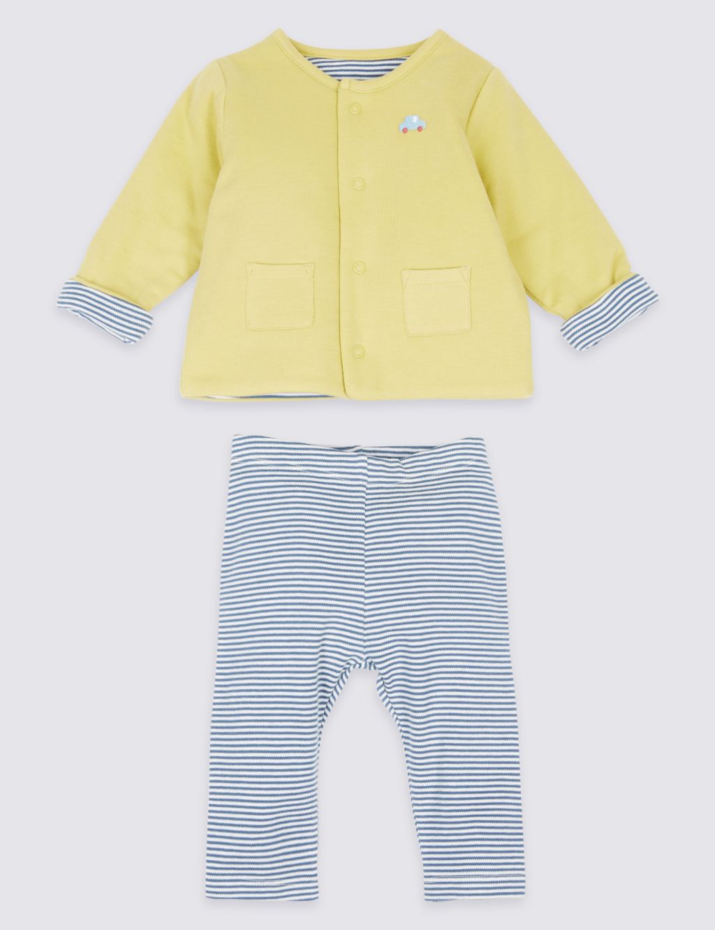 2 Piece Pure Cotton Jacket & Trousers Outfit 3 of 7