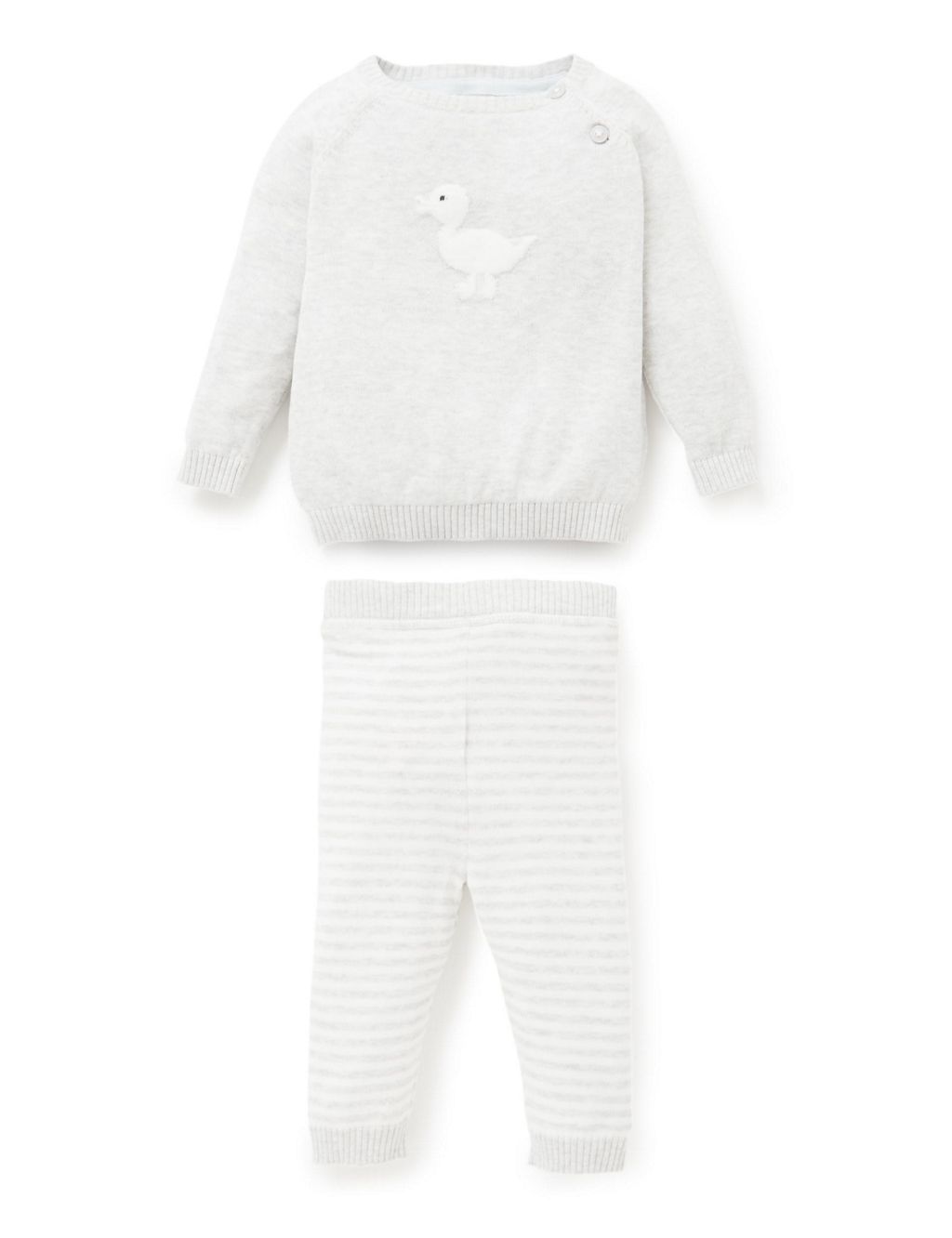 2 Piece Pure Cotton Jumper & Crawler Outfit 3 of 4