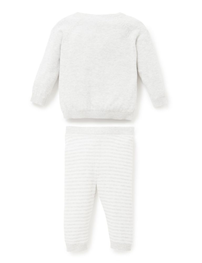 2 Piece Pure Cotton Jumper & Crawler Outfit 2 of 4