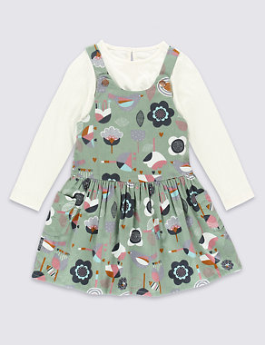 2 Piece Pure Cotton Outfit (1-7 Years) Image 2 of 3