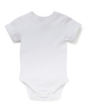 2 Piece Pure Cotton Striped Bibshort & Bodysuit Outfit Image 2 of 4