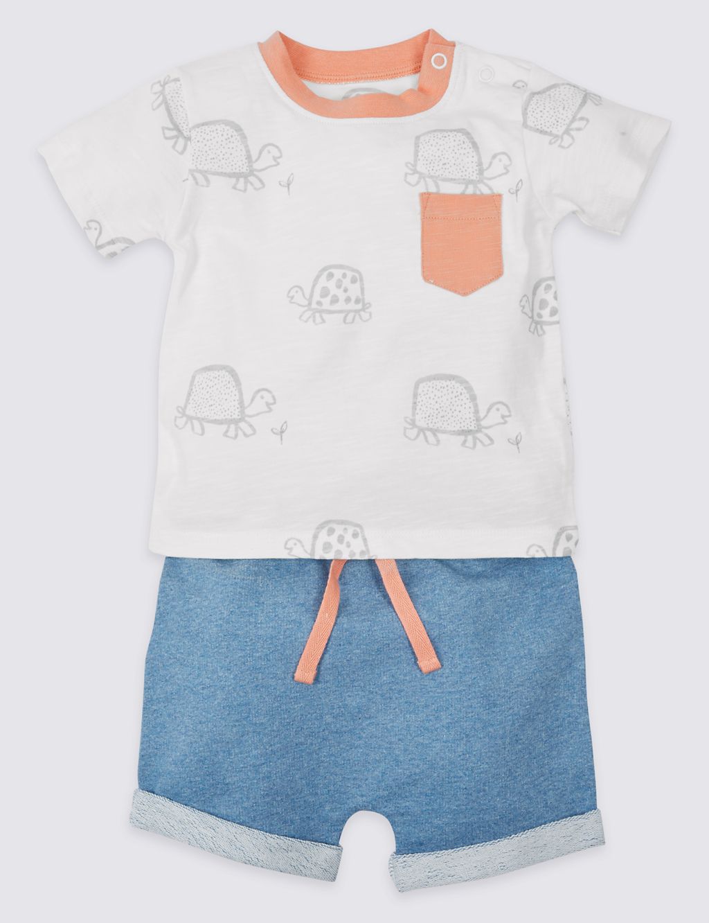 2 Piece Pure Cotton Top & Shorts Outfit 3 of 5