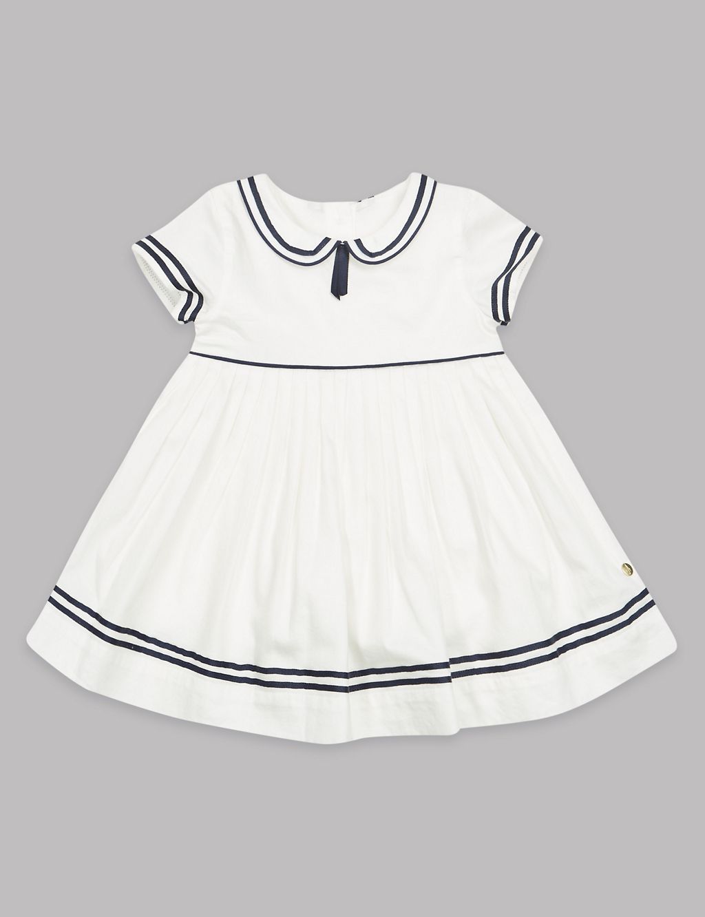 2 Piece Pure Cotton Woven Dress and Knicker 2 of 7