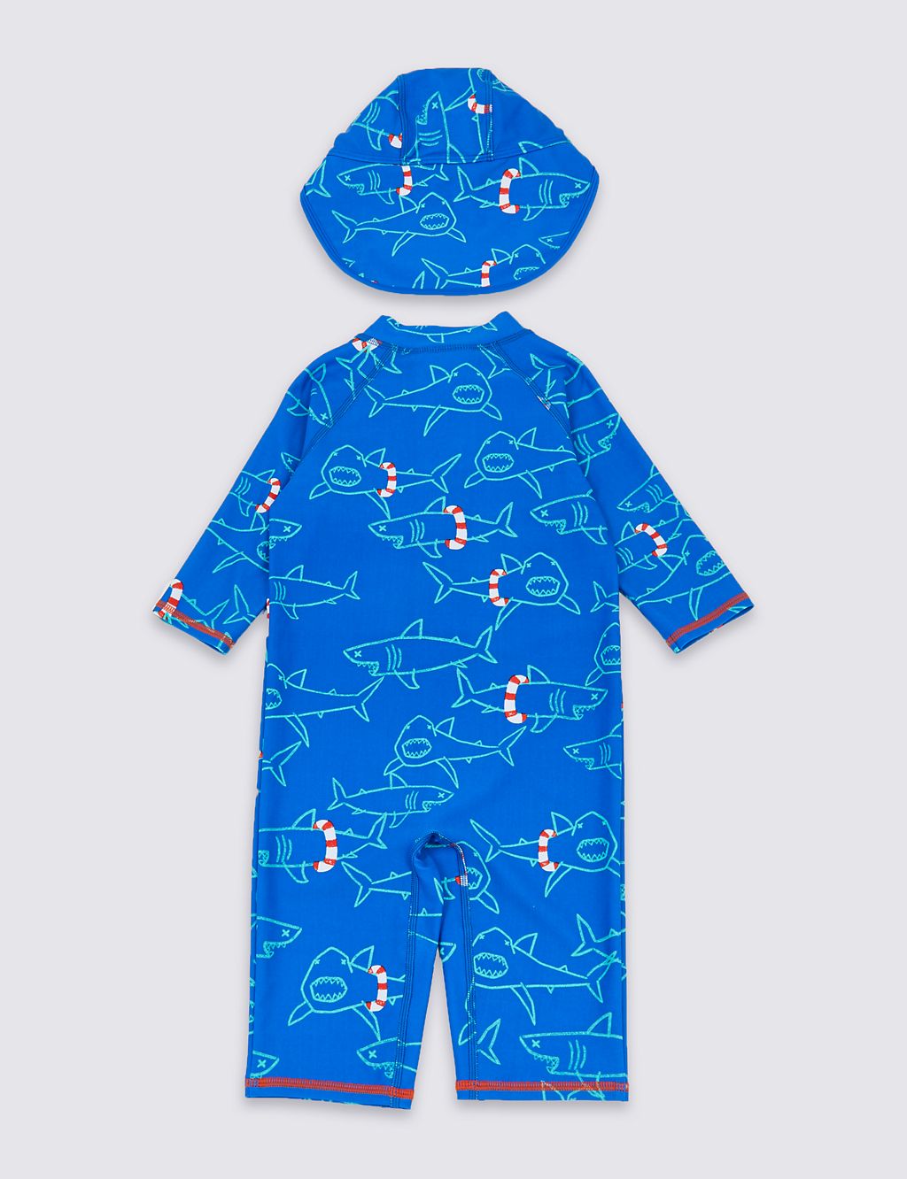 2 Piece Shark Swimsuit Set (3 Months - 7 Years) 1 of 3
