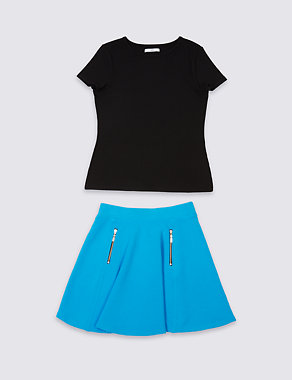 2 Piece Skater Skirt Outfit (3-14 Years) Image 2 of 4