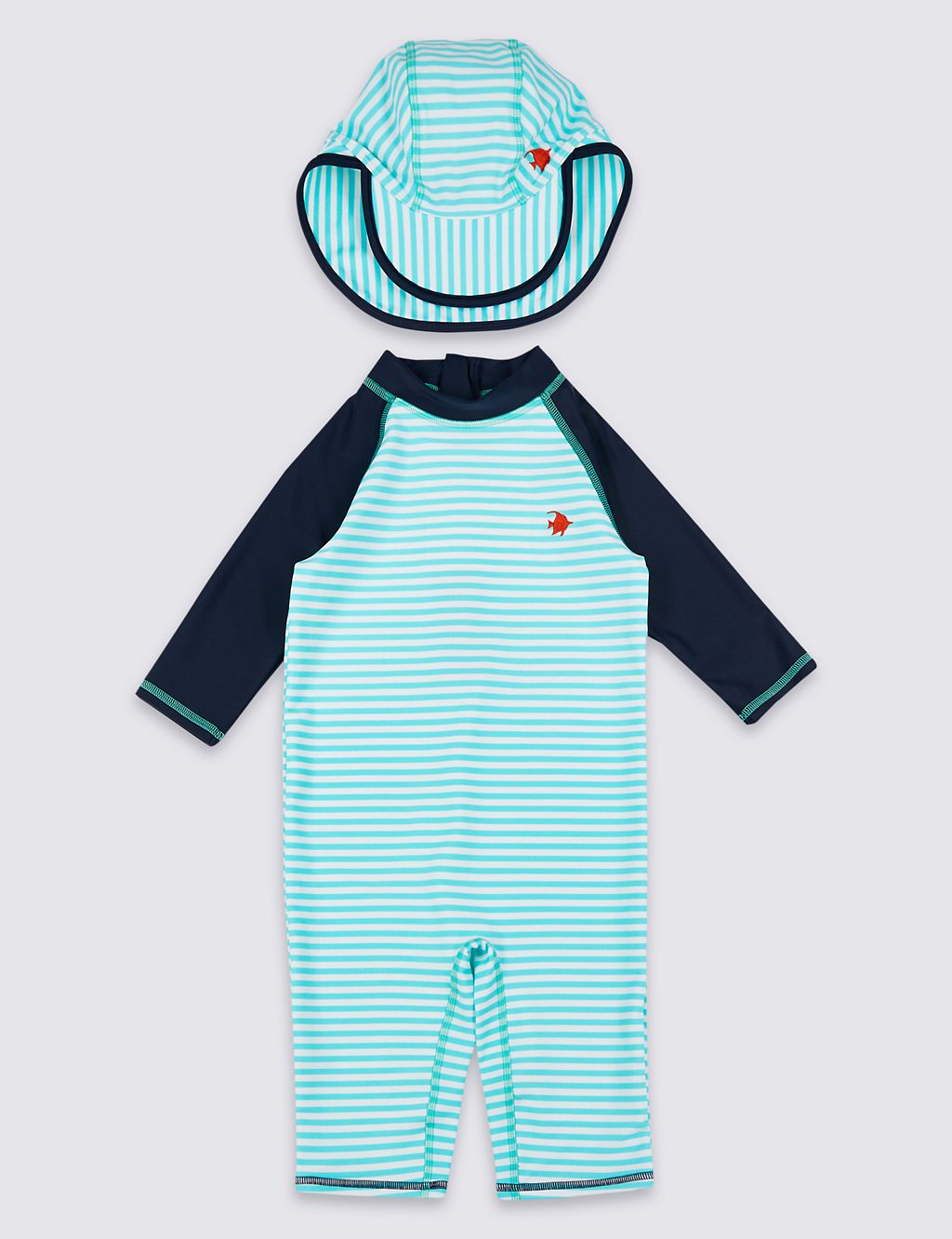 2 Piece Striped Swimsuit Set (3 Months - 7 Years) 3 of 3