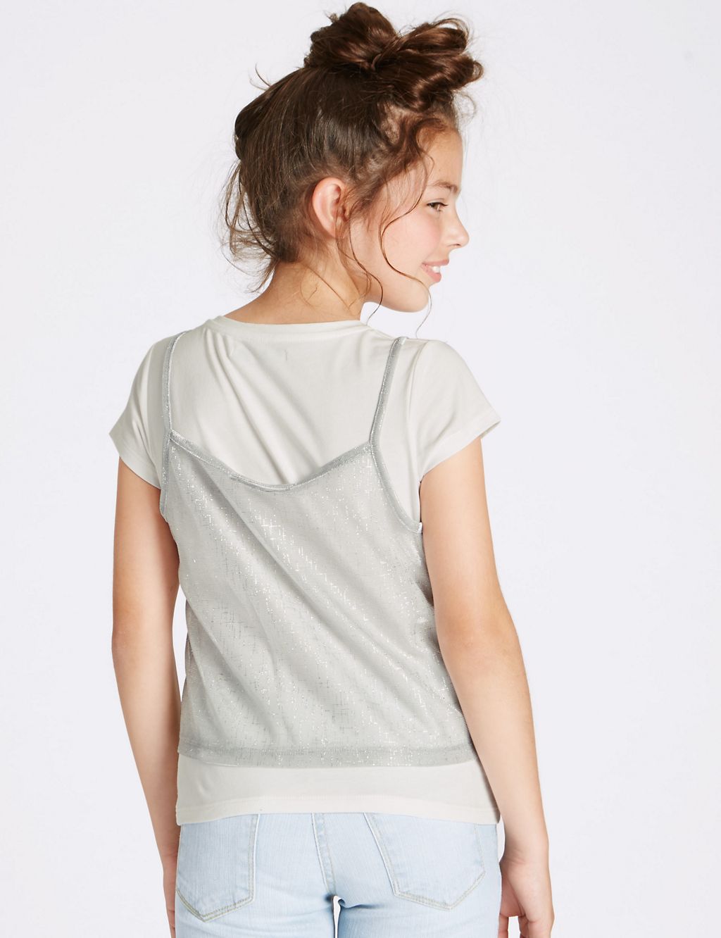 2 Piece Top & Camisole (3-14 Years) 2 of 5