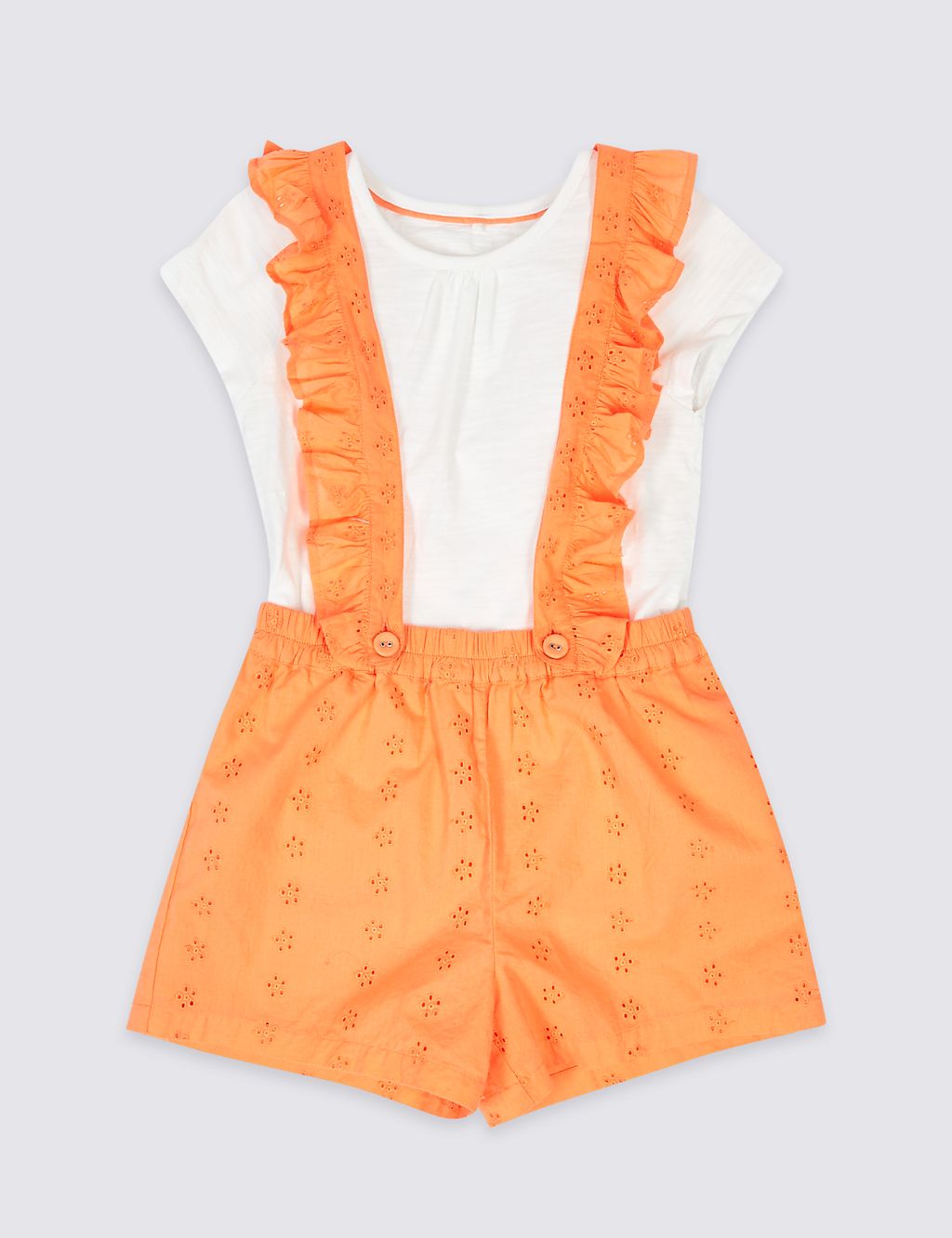 2 Piece Top & Pinafore Outfit (3 Months - 7 Years) 1 of 3