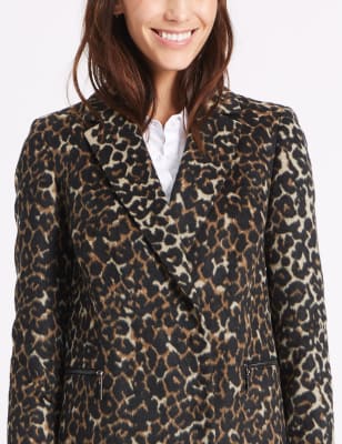 Marks and spencer leopard clearance coat