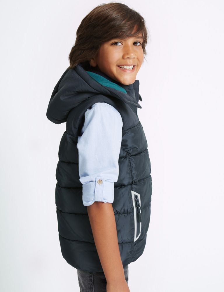 2 Pocket Hooded Gilet with Stormwear™ (3-14 Years) 3 of 6