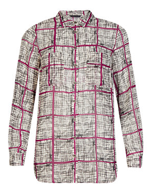 2 Pockets Checked Blouse Image 2 of 5