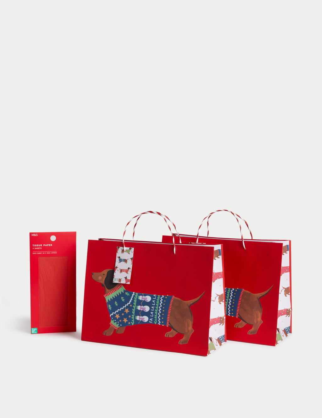 Dog christmas gift discount bags