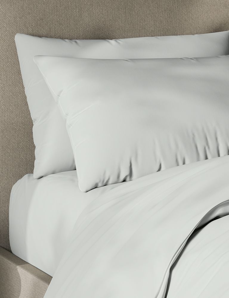 2 pk Pure Cotton 180 Thread Count Pillowcases 2 of 3