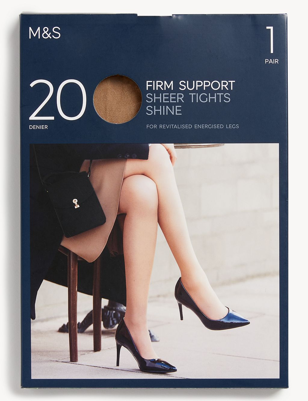 20 Denier Firm Support Tights 1 of 4