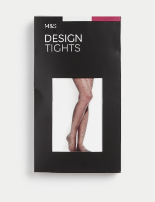 20 Denier Sheer Spot Tights M S Collection M S