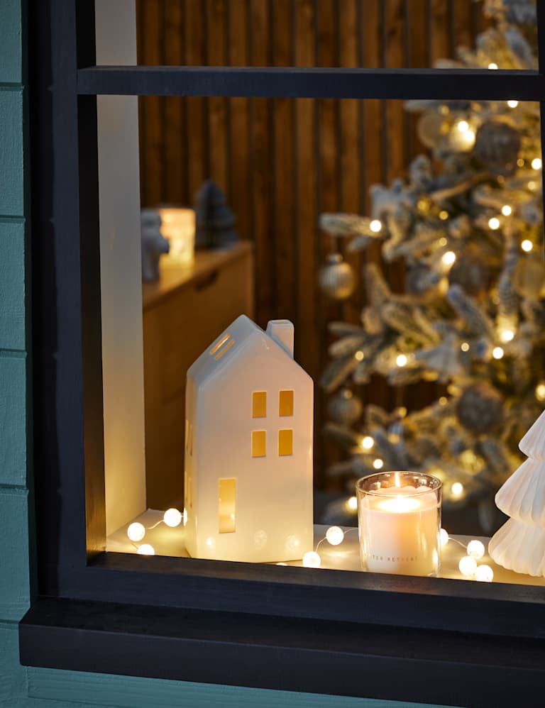 20 Frosted Ball Battery String Lights 5 of 6