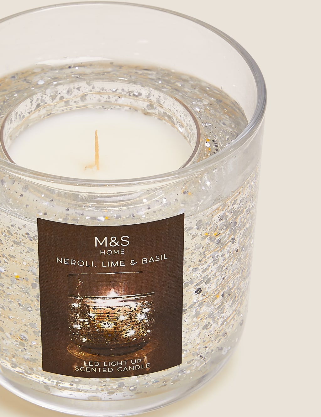 20 Hour Light Up Candle M&S