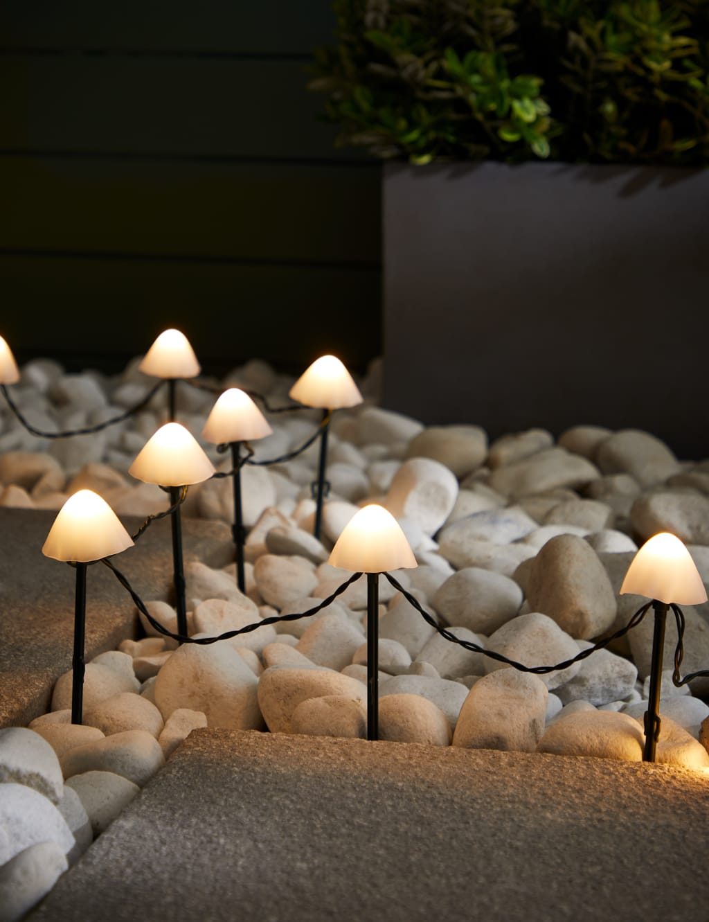 20 LED Mushroom Pathfinder Solar Lights M S Collection M S