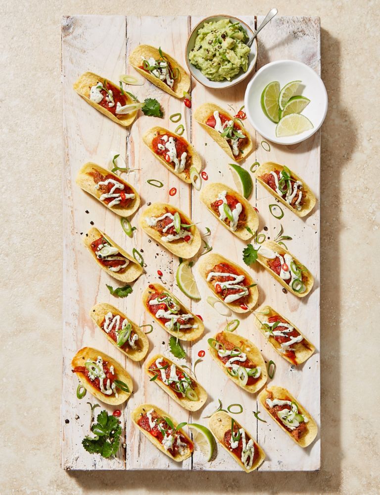 20 Spicy Pulled Pork Tacos (20 Pieces) - (Last Collection Date 30th September 2020) 1 of 2