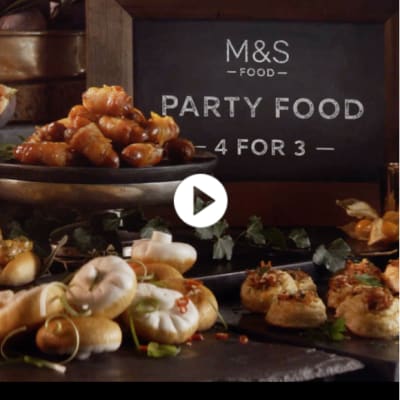 Marks and spencer christmas party food sale