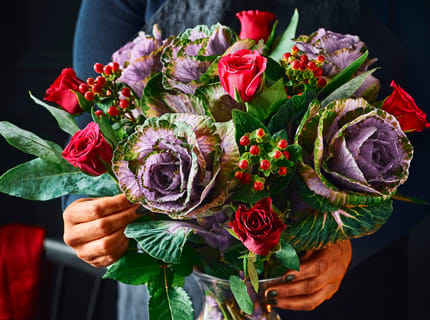 Rose & Brassica bouquet