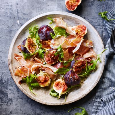 Fig, rocket and Parma ham salad