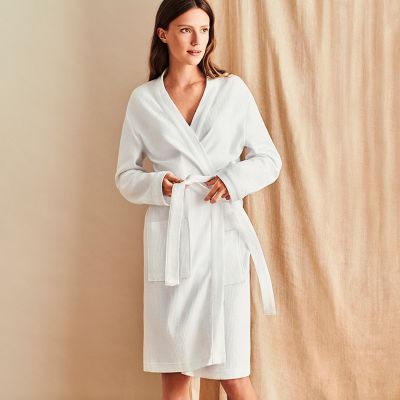 The Luxe Yet Lightweight Pure Cotton Waffle Dressing Gown