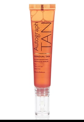 Autograph TAN glow boosting droplets serum