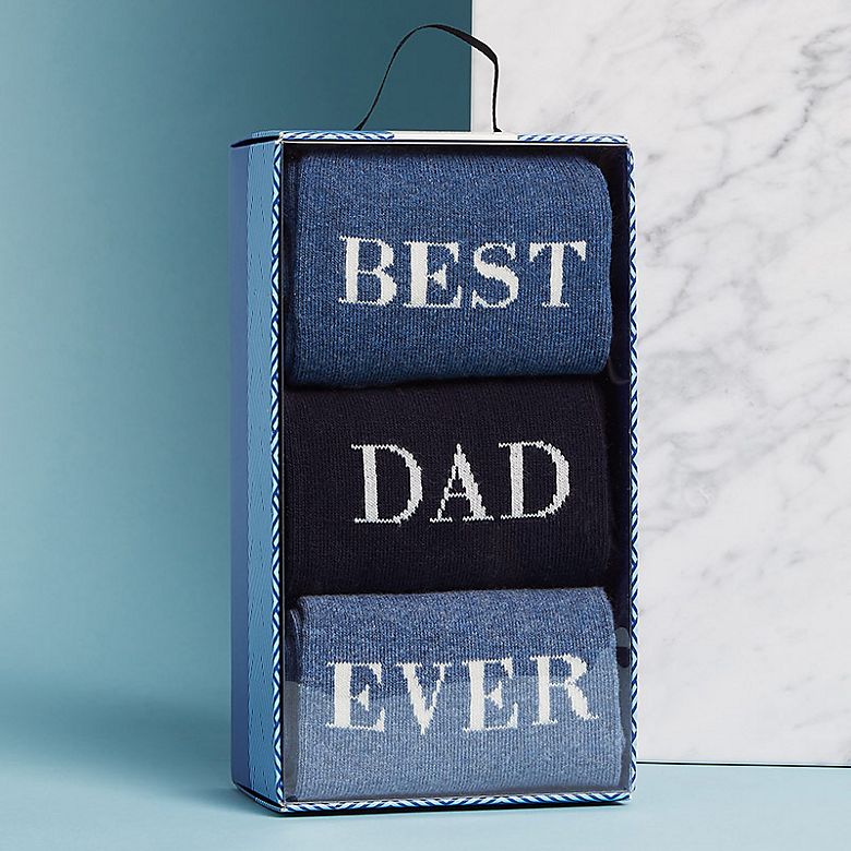 Boxed gift set of Father’s Day socks