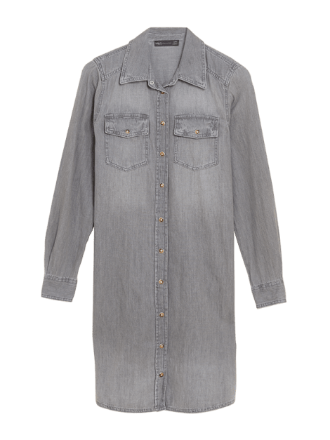 Denim shirt dress at M&S