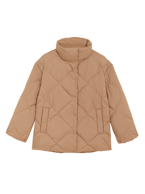Brown padded jacket from M&S