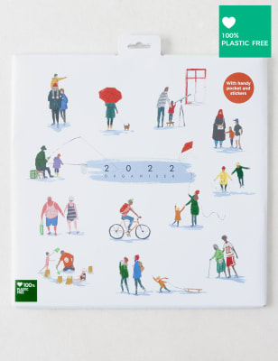 Calendrier Nuxe 2023 2022 Family Organiser - Contemporary Illustrated Family Life Design | M&S