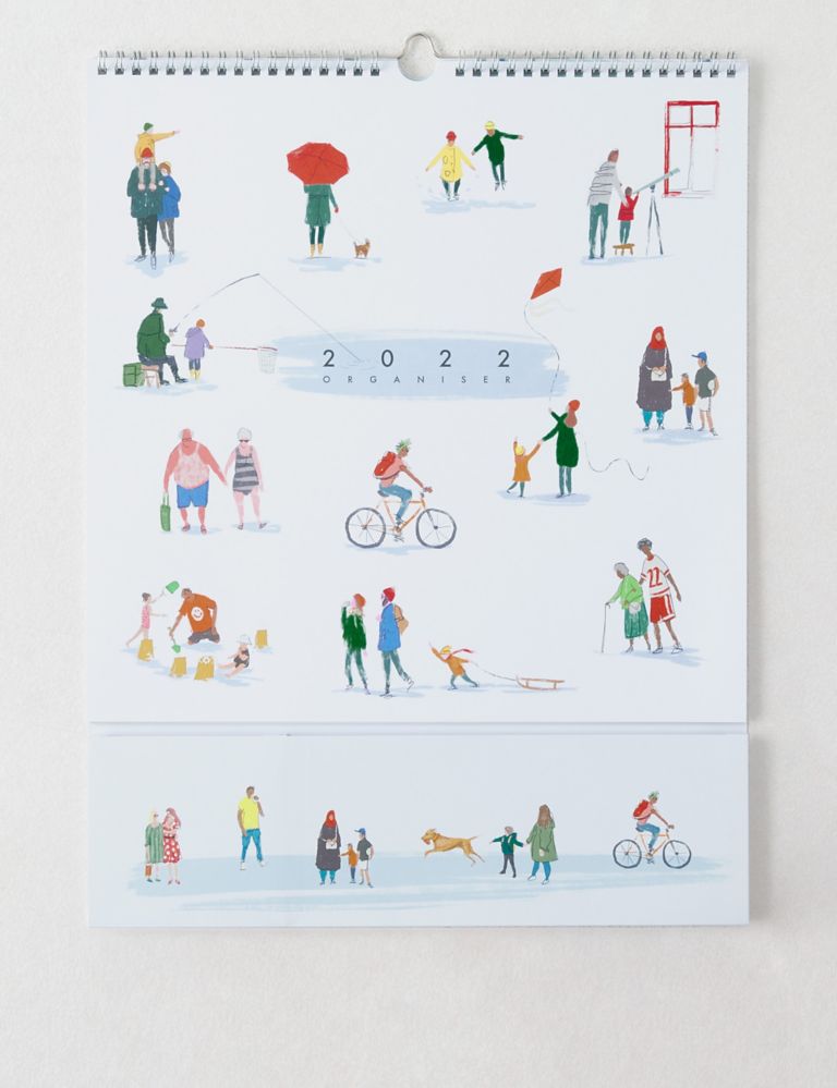 2022 Family Organiser - Contemporary Illustrated Family Life Design 2 of 7