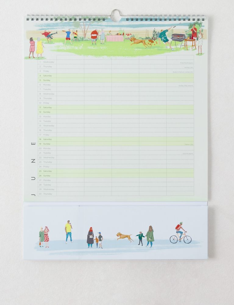 2022 Family Organiser - Contemporary Illustrated Family Life Design 3 of 7
