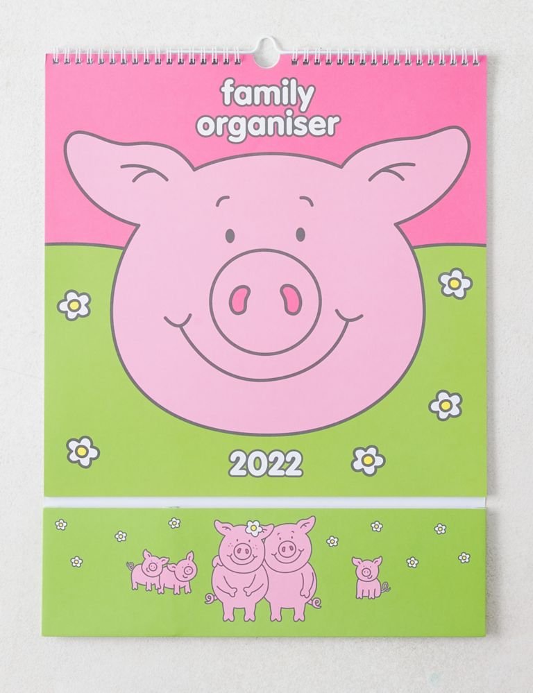2022 Family Organiser - Fun Percy Pig™ Design with Monthly Activities & Stickers 2 of 7
