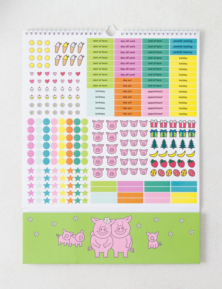 2022 Family Organiser - Fun Percy Pig™ Design with Monthly Activities & Stickers 4 of 7