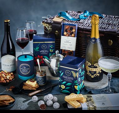 A hamper featuring the best 127-0Shops food and drink