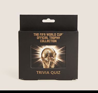FIFA trivia quiz card game. Shop now