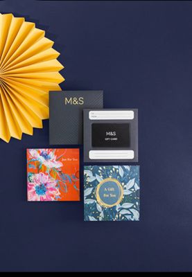 Selection of M&S gift cards. Shop now