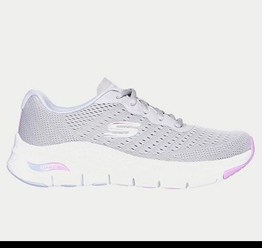 Women’s lilac Y2K-style trainers by Sketchers. Shop now. 