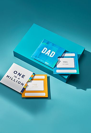 A selection of gifts cards for Father’s Day. Shop gift cards