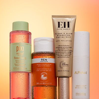 Group of skincare toners including Pixi, Ren, Emma Hardie. Shop all toners. 