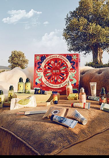 L’Occitane advent calendar filled with beauty products. Shop now