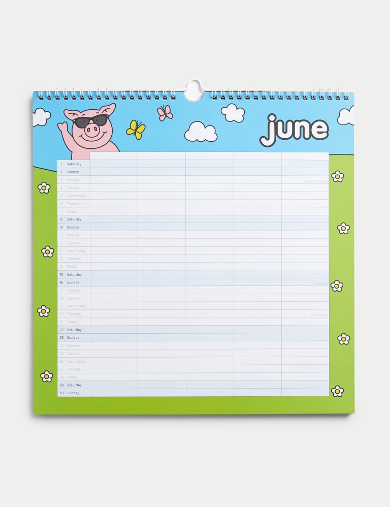 2024 Calendar & Family Organiser Percy Pig™ with Stickers Percy Pig