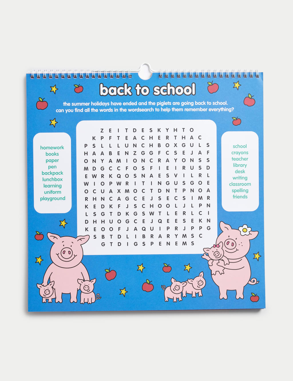 2024 Calendar & Family Organiser Percy Pig™ with Stickers Percy Pig