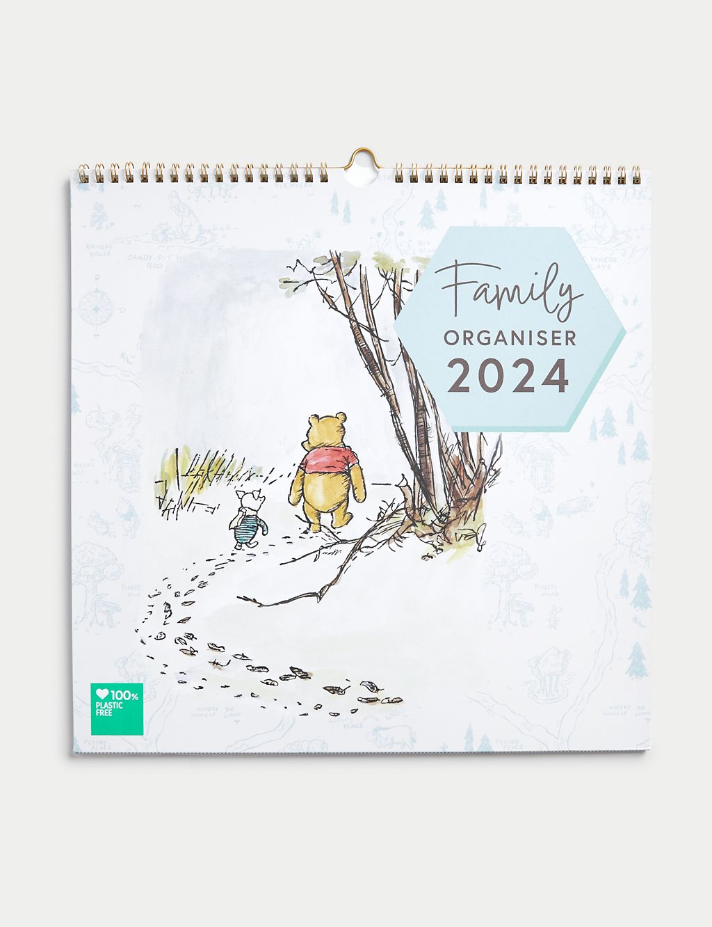 2024 Calendar & Family Organiser - Winnie the Pooh™ Design