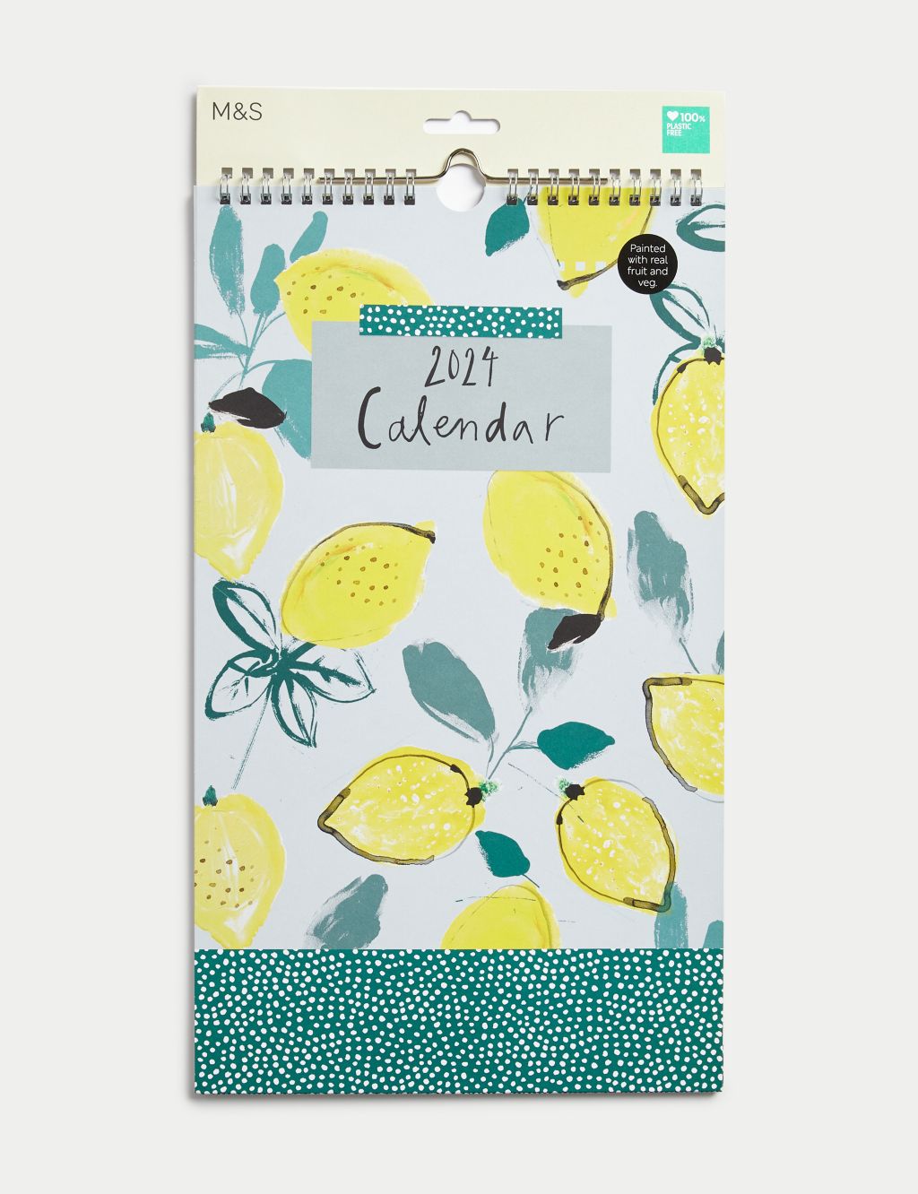 2024 Medium Calendar - Fruits and Veg Design 3 of 3