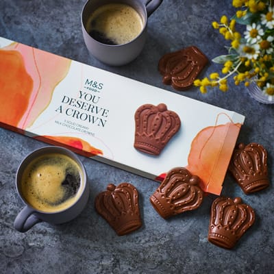 “You deserve a crown” chocolates