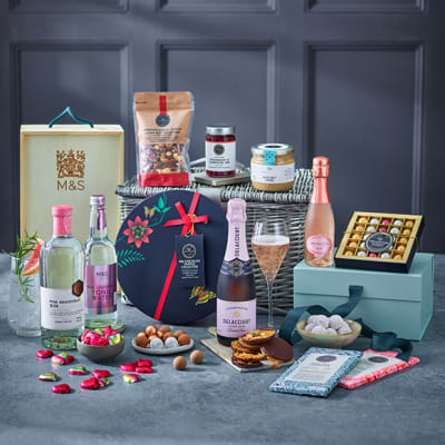 A selection of food and drink gifts