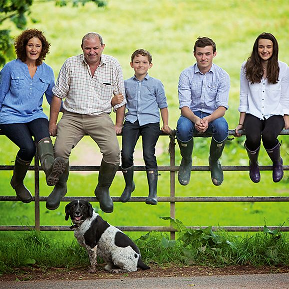 M&S Select Farmer Justin and his family on their Pembrokeshire farm